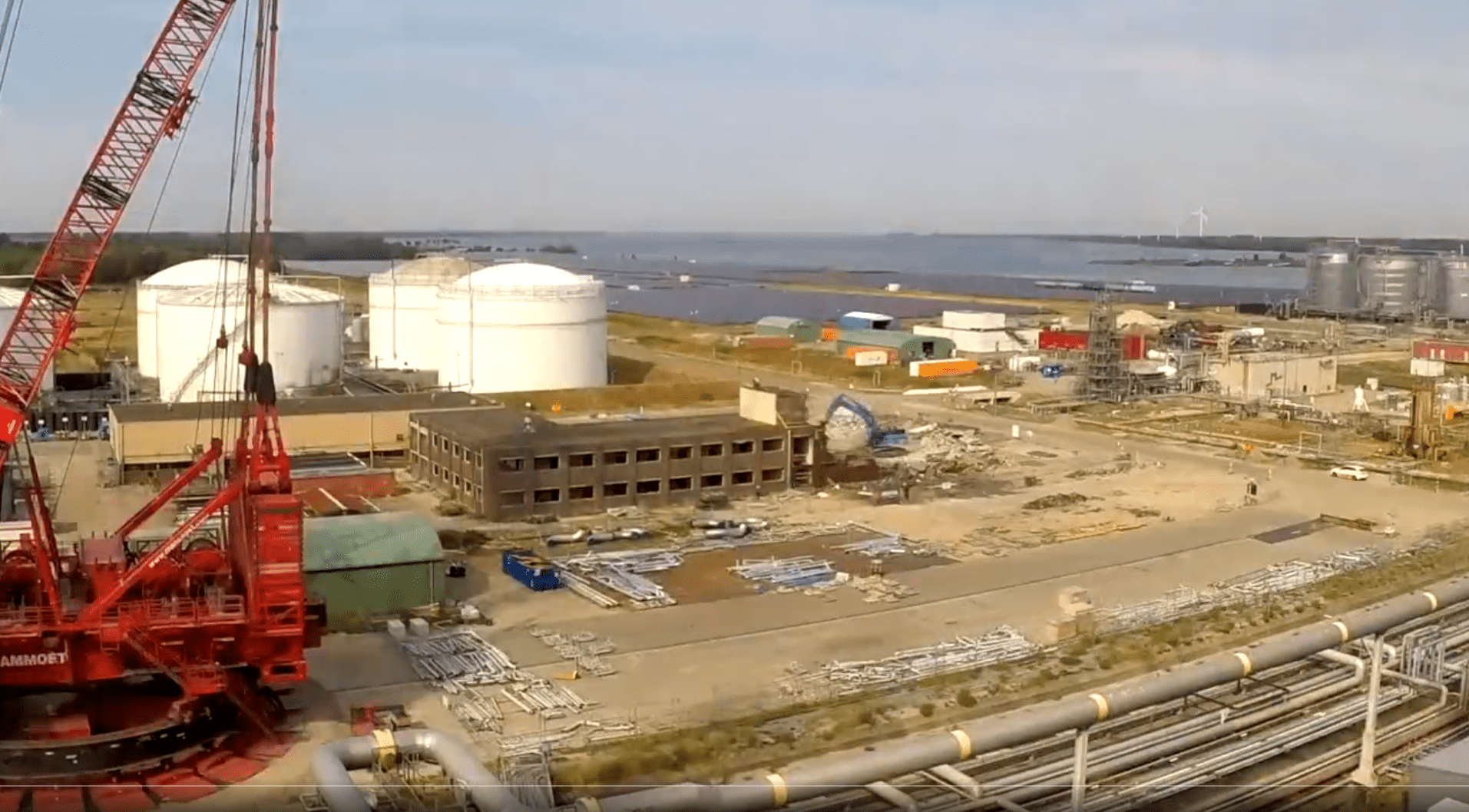 Shell sloopt oud kantoor voor pyrolyse-olie-upgrader