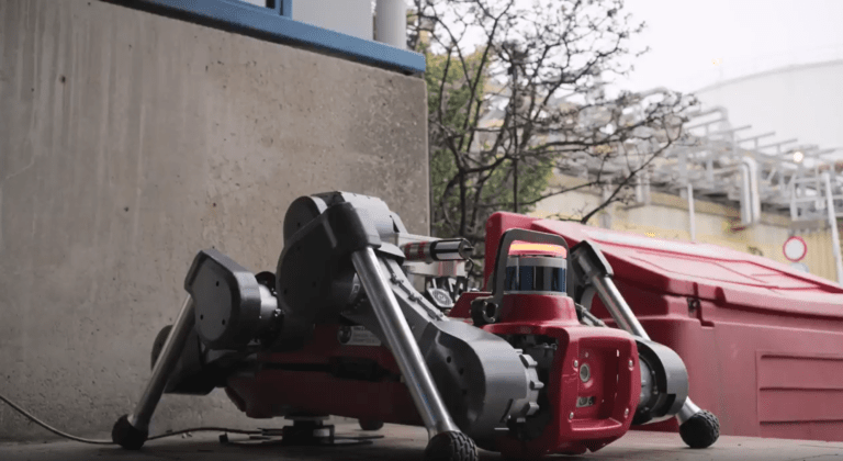 Shell Robotics Labs Shell test nieuwe, traplopende robot - Europoort Kringen Magazine