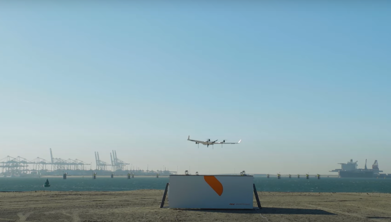 Havenbedrijf test besturing drone op afstand