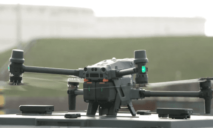 Drone inspecteert tankdaken bij Shell