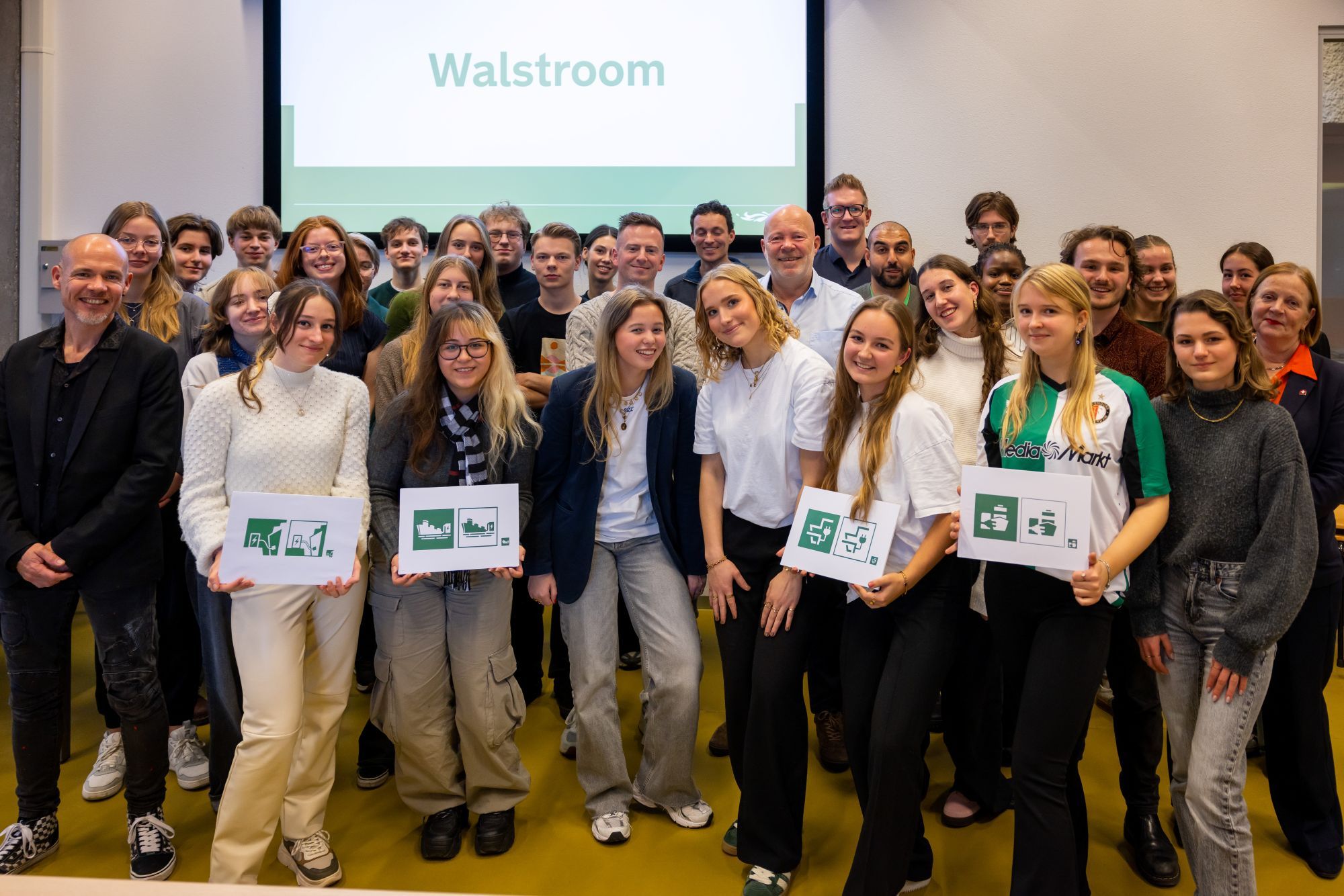 Studenten maken visual voor walstroom