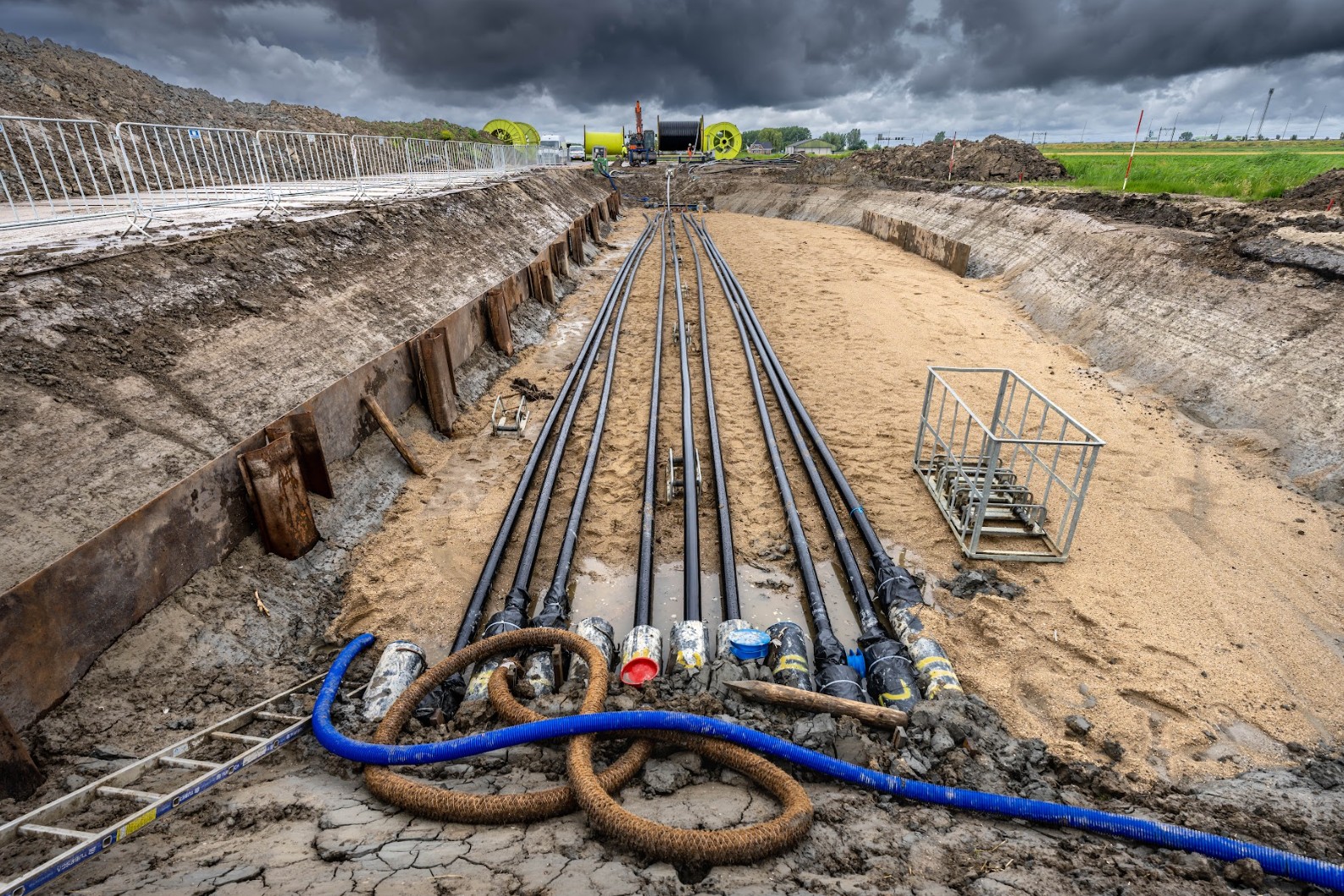 Installatie elektriciteitskabels van Tennet