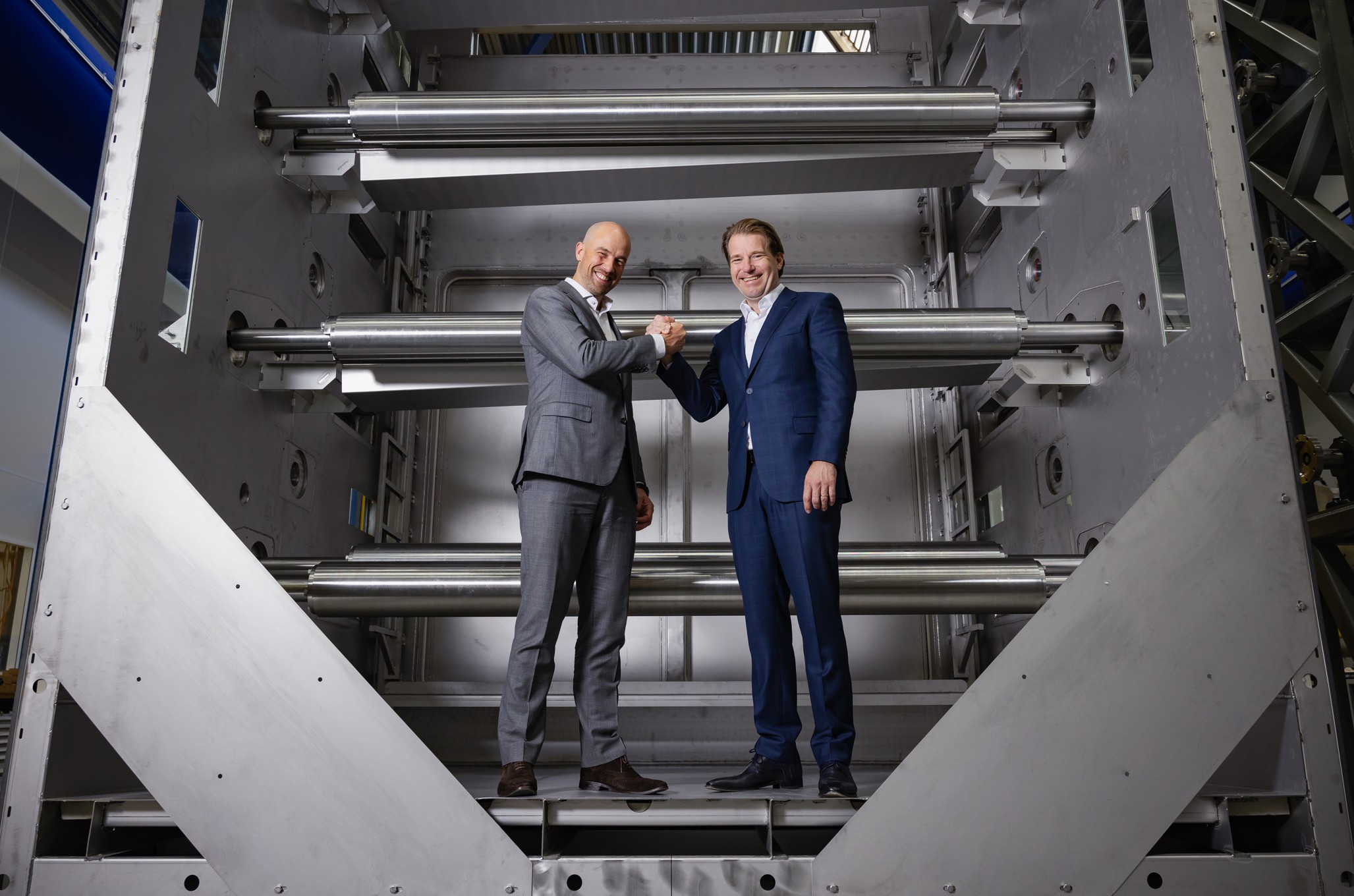 Fusie van ontwikkelaars industriële electrolysers