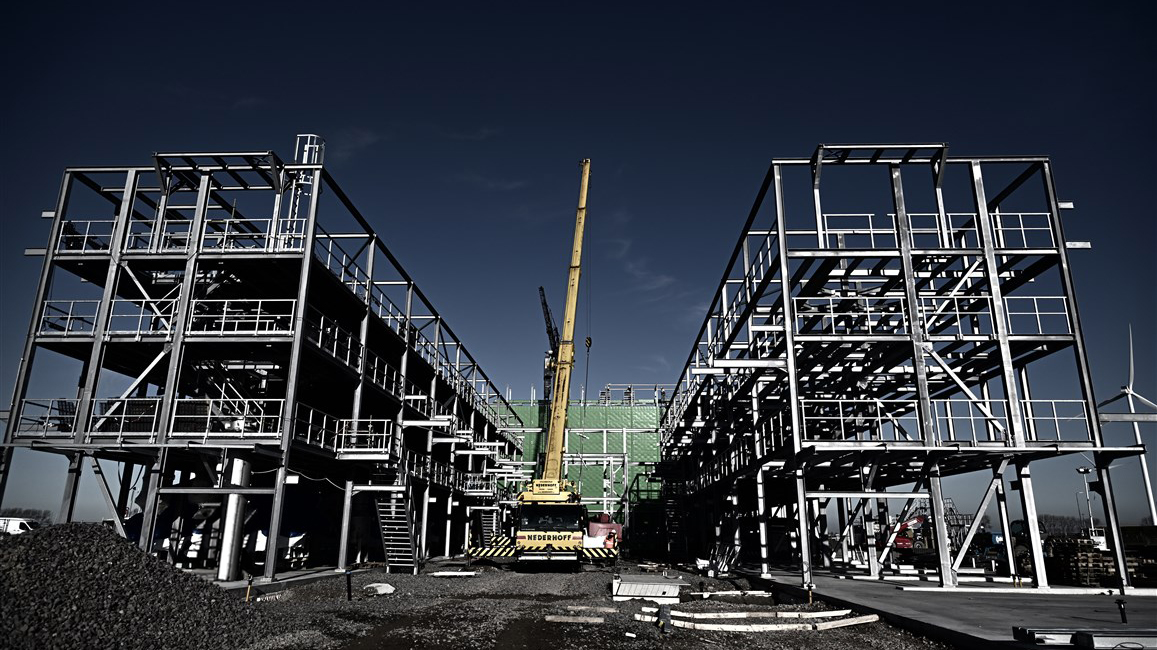 Bouw plant Xycle vordert