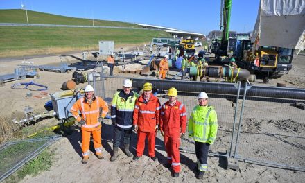 Gouden las Shell met Porthos