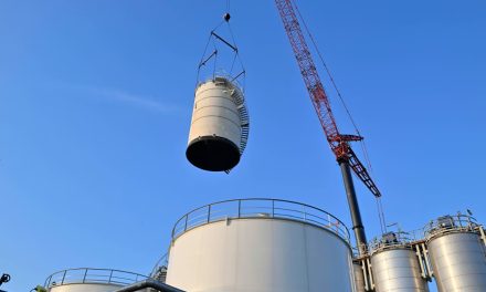 Groot transport bij Shell Pernis