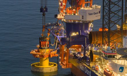 Van Oord verricht stille monopile-installaties